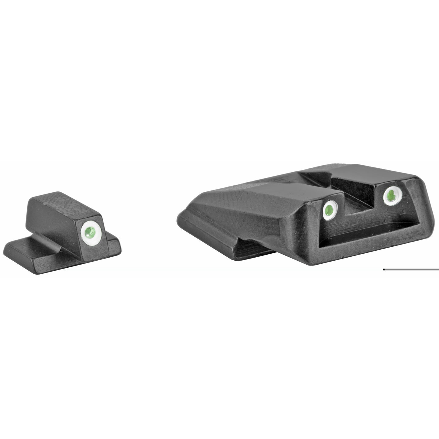 Trijicon, Bright & Tough Night Sight, Fits S&W M&P Shield, Green Outline