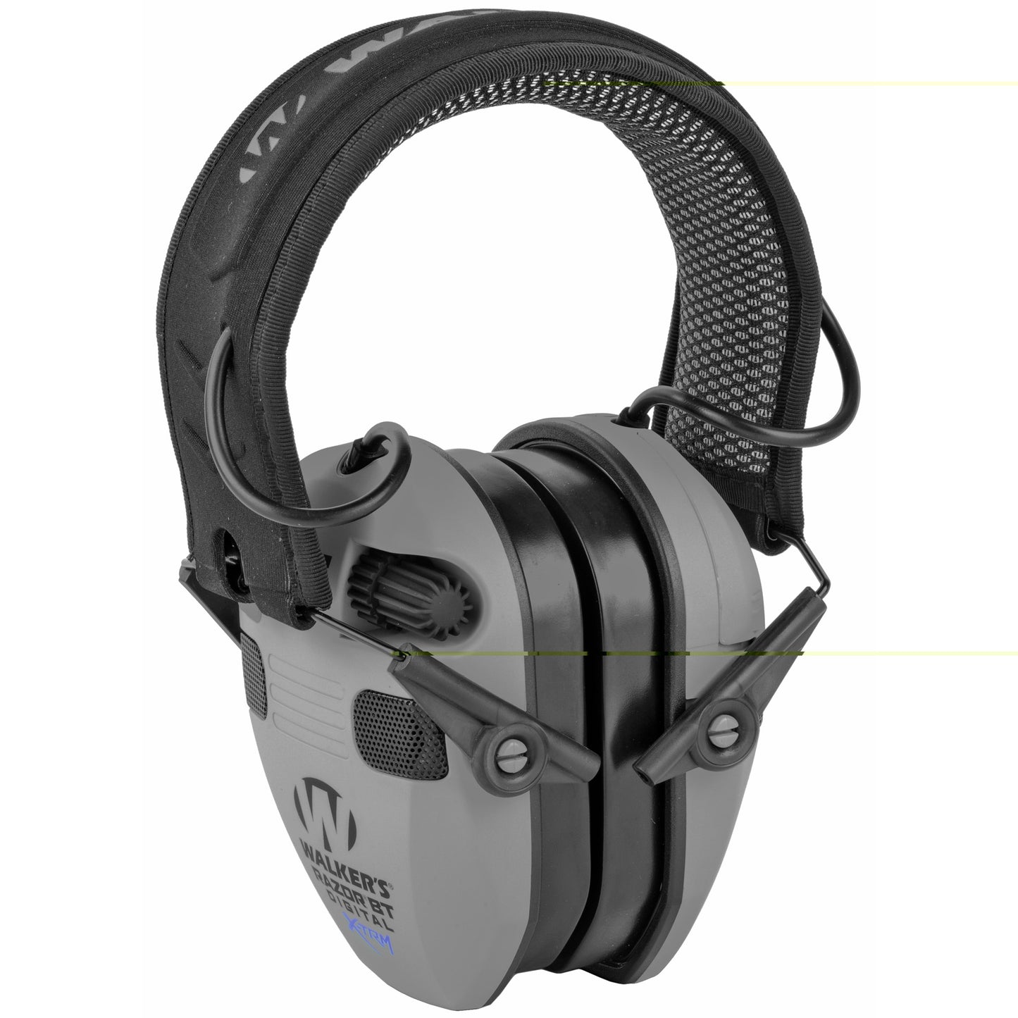 Walker's, Razor, Electronic Earmuff, Cooling Pads & Moisture Wicking Headband, Gray