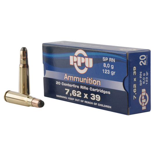 Prvi Partizan, Rifle, 7.62X39, 123Gr, Soft Point, 20 Round Box