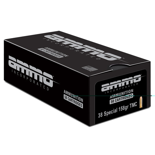 Ammo Inc, Signature, .38 Special, 158 Grain, Total Metal Coating, 50 Rounds Box