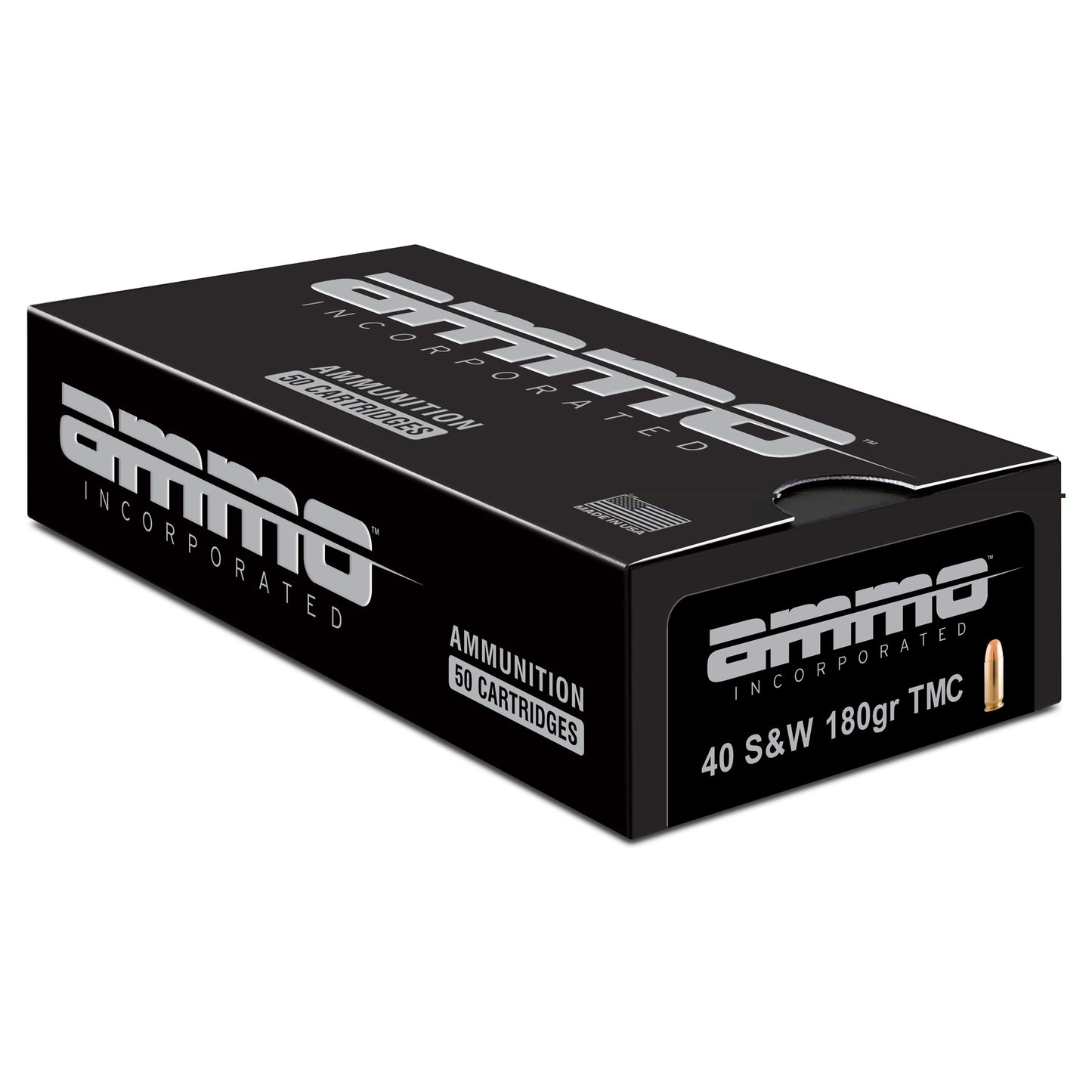 Ammo Inc, Signature, .40 S&W, 180 Grains, Total Metal Coating, 50 Round Box