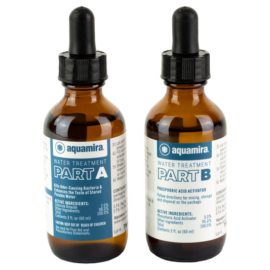 Aquamira, Water Treatment Drops, 2 oz Bottles, Treats Up to 30 Gallons of Water