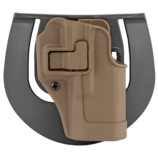 BLACKHAWK, CQC SERPA Holster With Belt and Paddle Attachment, Fits Glock 19/23/32, Right Hand, Coyote Tan