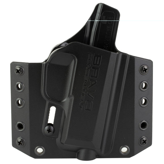 Bravo Concealment, BCA, OWB Concealment Holster, 1.5" Belt Loops, Fits Sig Sauer P365, Right Hand, Black, Polymer