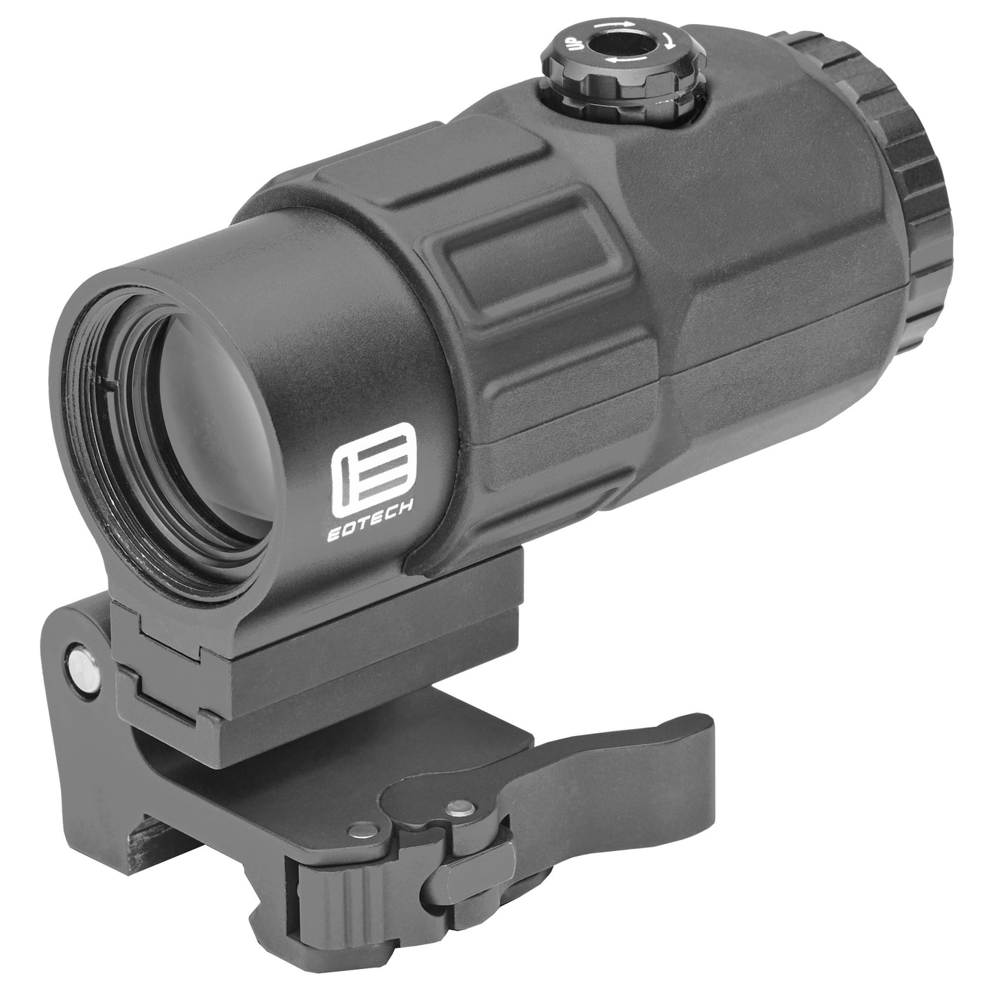 EOTech, G45, Magnifier, 5X, QD Mount, Switch to Side, Tool-Free Vertical and Horizontal Adjustments, Black Finish, 34mm