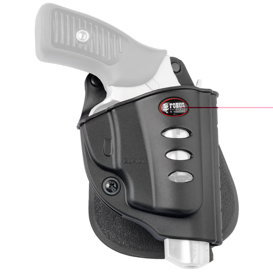 Fobus, E2 Paddle Holster, Fits Ruger LCR/SP101, Right Hand, Kydex, Black