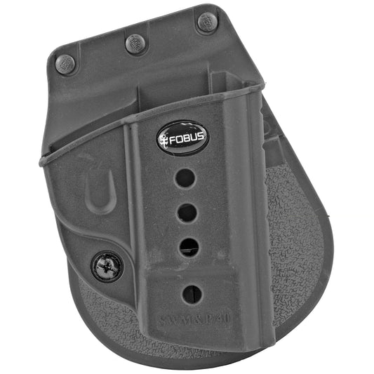 Fobus, E2 Paddle Holster, Fits S&W 9mm/40/45 Compact & Full Size, Right Hand, Kydex, Black