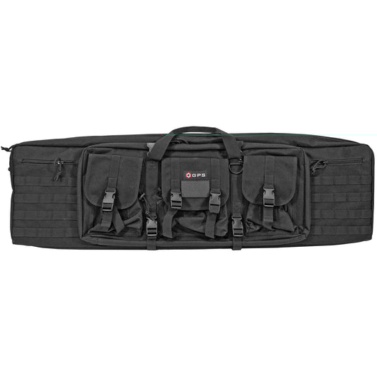 GPS, Tactical Double Rifle Case, Black, 42"