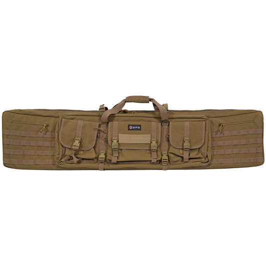 GPS, Tactical Double Rifle Case, Flat Dark Earth, 55"