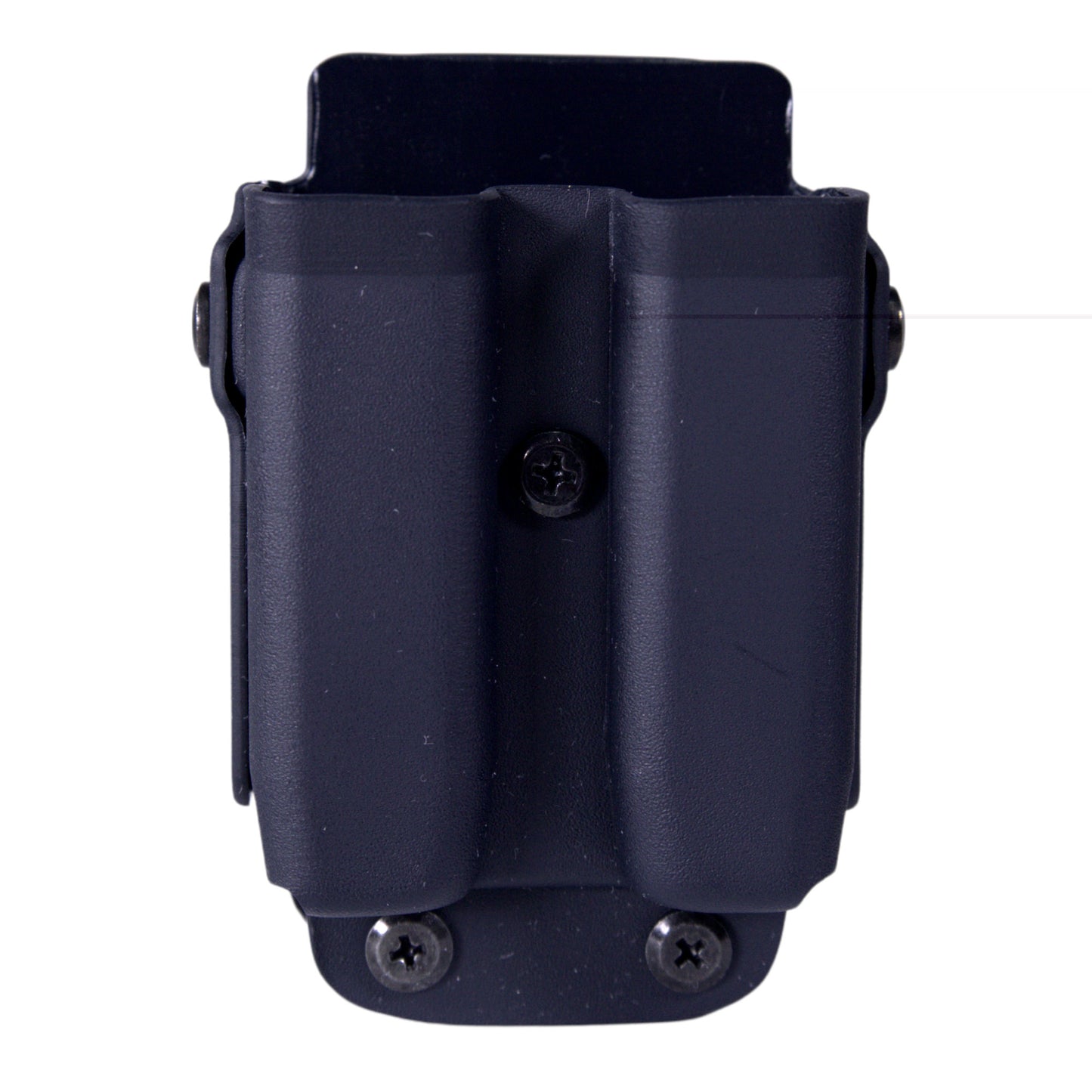 High Speed Gear, Uniform Line, Twin Mag Pouch, Size 2, Black, Fits MOLLE or Belt, Kydex, Universal Clip Mount