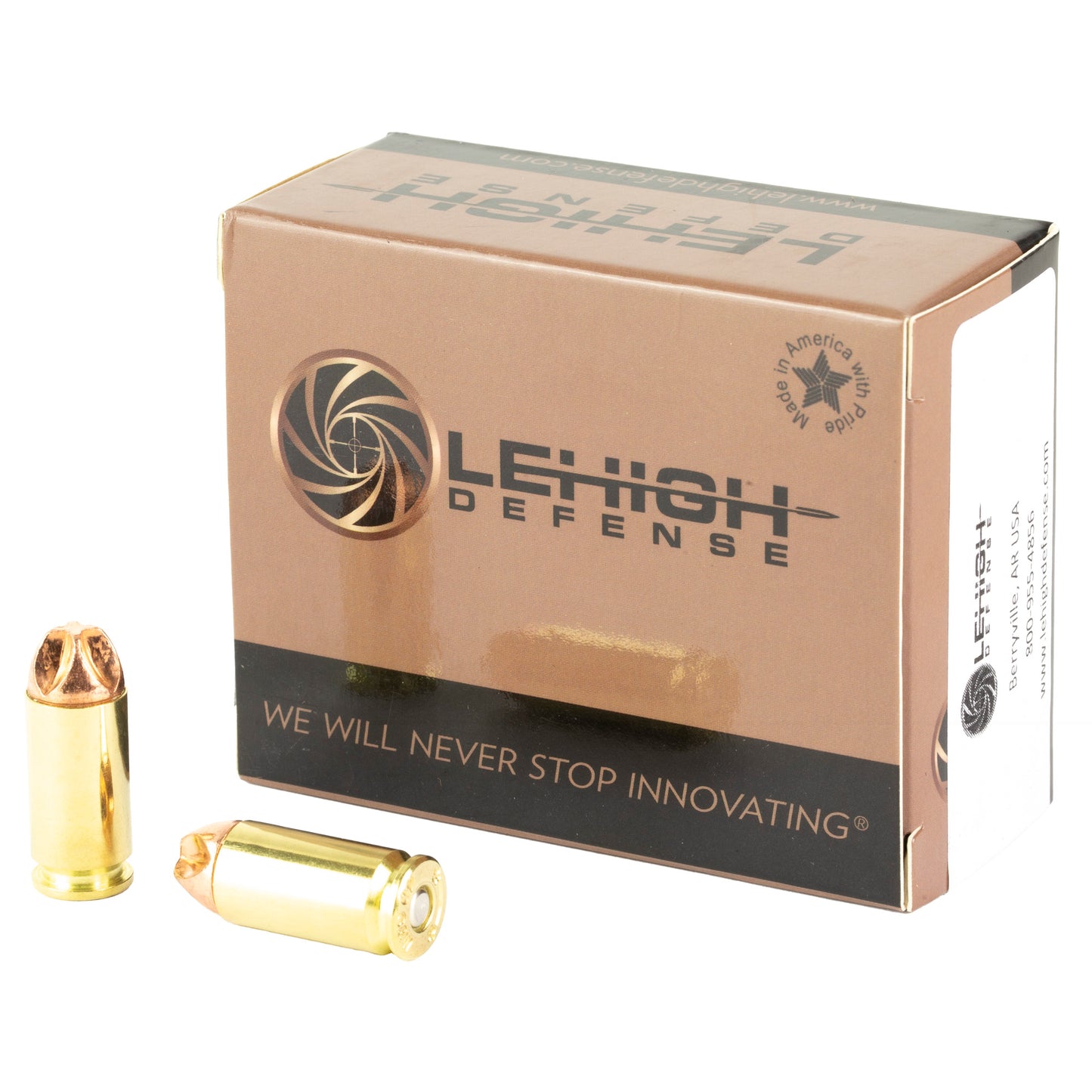 Lehigh Defense, Xtreme Defense, .40 S&W, 115 Grain, XD FTM, 20 Round Box