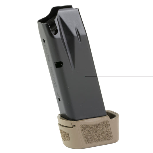 CANIK, MC9 Magazine, 9MM, 15 Rounds, Fits Canik MC9, Matte Finish, Black, Includes Flat Dark Earth Full Grip Extension