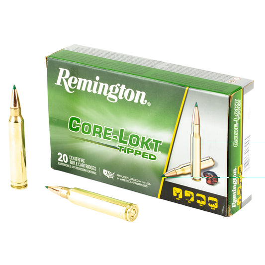 Remington, CORE-LOKT, TIPPED, 300 Winchester Magnum, 180 Grain, Polymer Tip, 20 Round Box