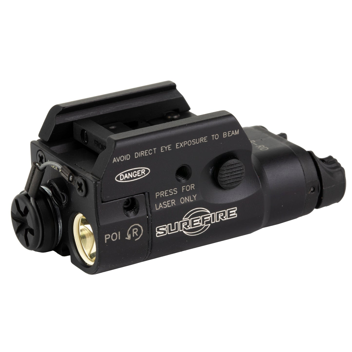 Surefire, XC2-B-RD, Weaponlight, Fits Pistol and Picatinny Rails, 300 Lumen, Red Laser, Matte Finish, Black