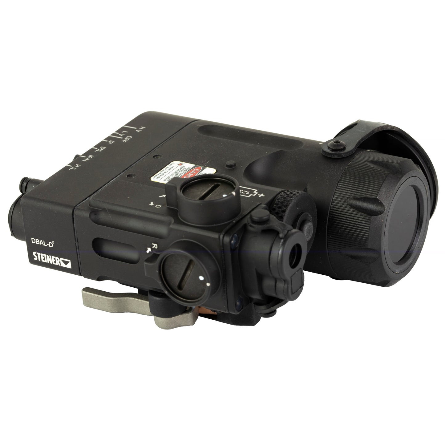 Steiner, DBAL-D2, Tac Light w/laser, Fits Picatinny, Co-Aligned Green and IR Laser, IR LED Illuminator, Black
