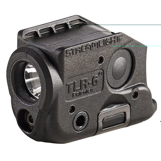 Streamlight, Streamlight T LR-6, White LED with Red Laser, 100 Lumens, Anodized Finish, Black, Fits Taurus GX4, Includes Two 3V CR-1/3 N Lithium Batteries