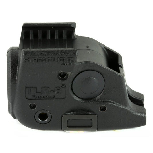 Streamlight, TLR-6, Tac Light w/laser, Springfield XD With Rail, White LED and Red Laser, 100 Lumens, Includes 2 CR 1/3N Lithium Batteries, Black