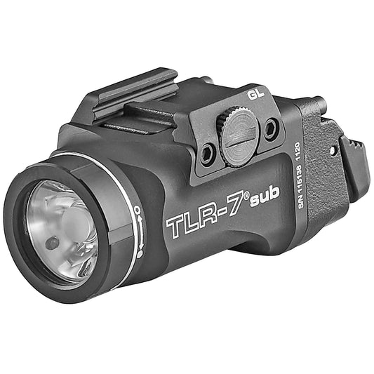 Streamlight, TLR-7 Sub Weaponlight, 500 Lumens, Black, For Glock 43X/48