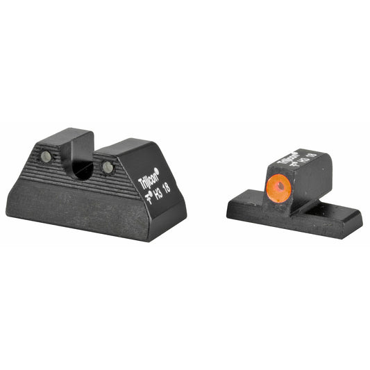 Trijicon, HD Night Sights, Fits H&K USP, Orange Front, 3 Dot Green, Tritium