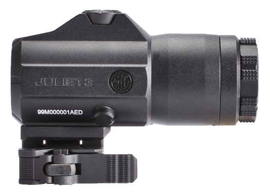 Sig Sauer Electro-Optics SOJ31001 Juliet3 Magnifier Black 3x24mm PowerCam 90 Degree Mount