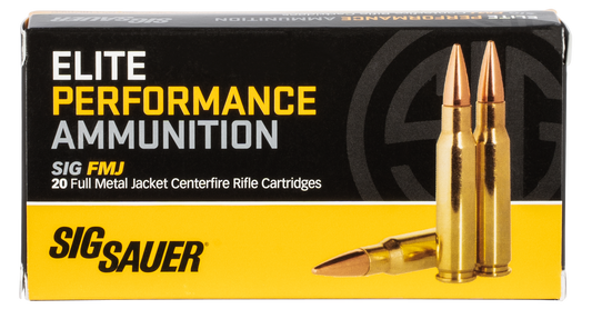 Sig Sauer E308B120 Elite Performance 308 Win 150 gr Full Metal Jacket 20 Round Box