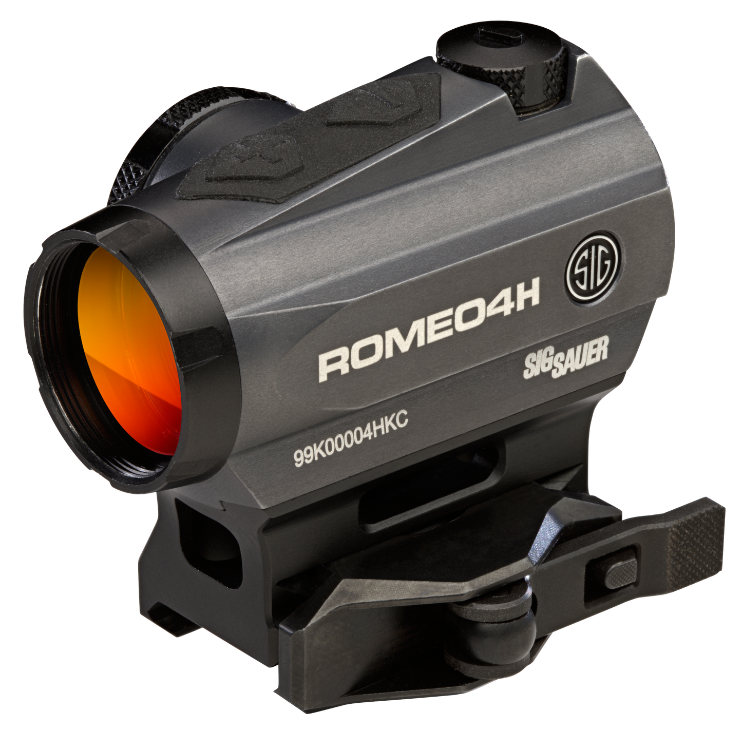 Sig Sauer Electro-Optics SOR43013 Romeo4H Graphite 1x 20mm Green Dot Horseshoe Ballistic Reticle