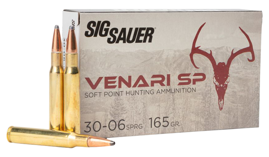 Sig Sauer V3006SP16520 Venari 30-06 Springfield 165 gr Soft Point 20 Round Box