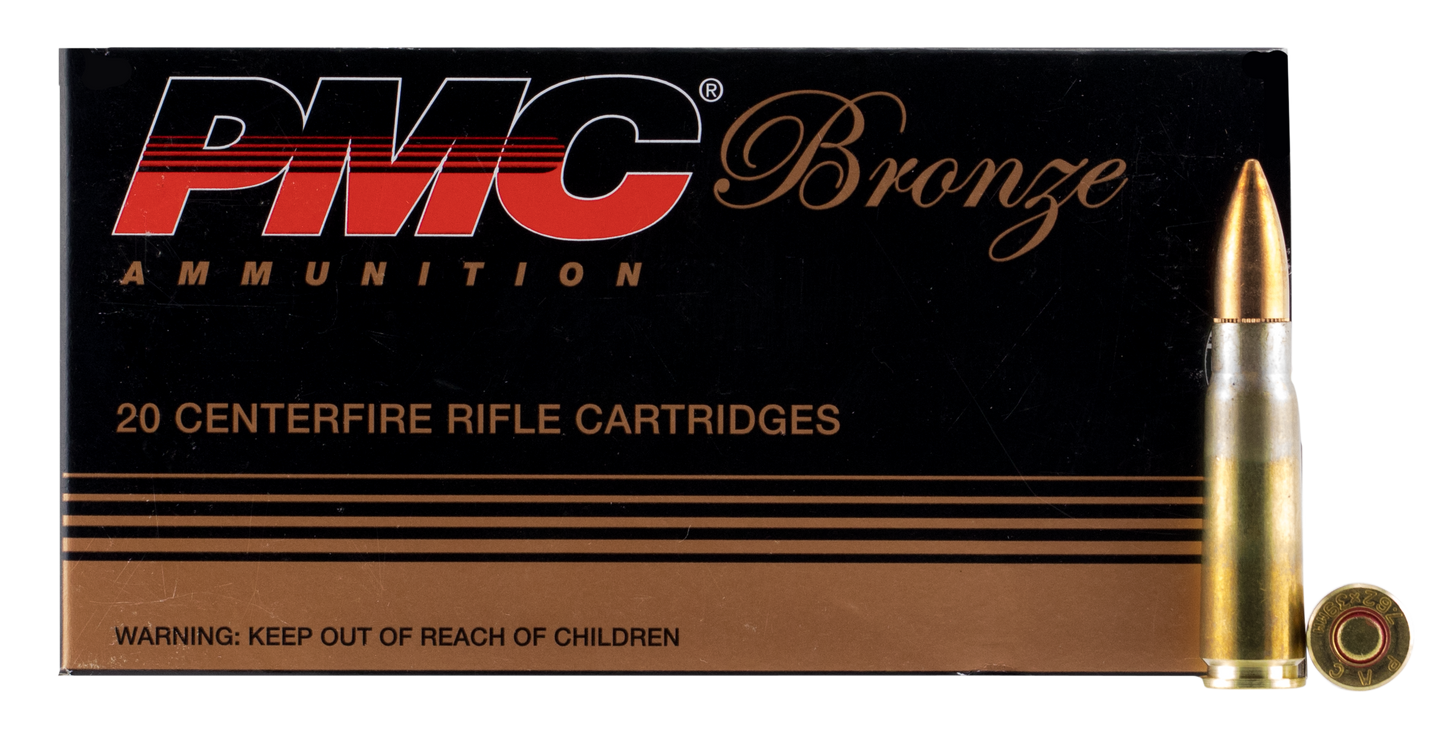 PMC 762A Bronze 7.62x39mm 123 gr Full Metal Jacket 20 Round Box
