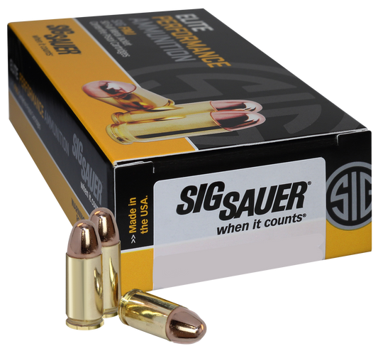Sig Sauer E40SB250 Elite Ball 40 S&W 180 gr Full Metal Jacket 50 Round Box