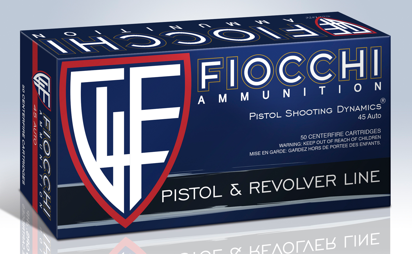 Fiocchi 45B500 Defense Dynamics 45 ACP 200 gr Jacket Hollow Point 50 Round Box