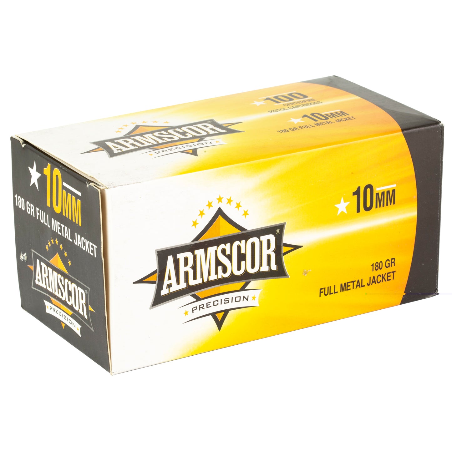 Armscor, 10MM, 180 Grain, Full Metal Jacket, 100 Round Box