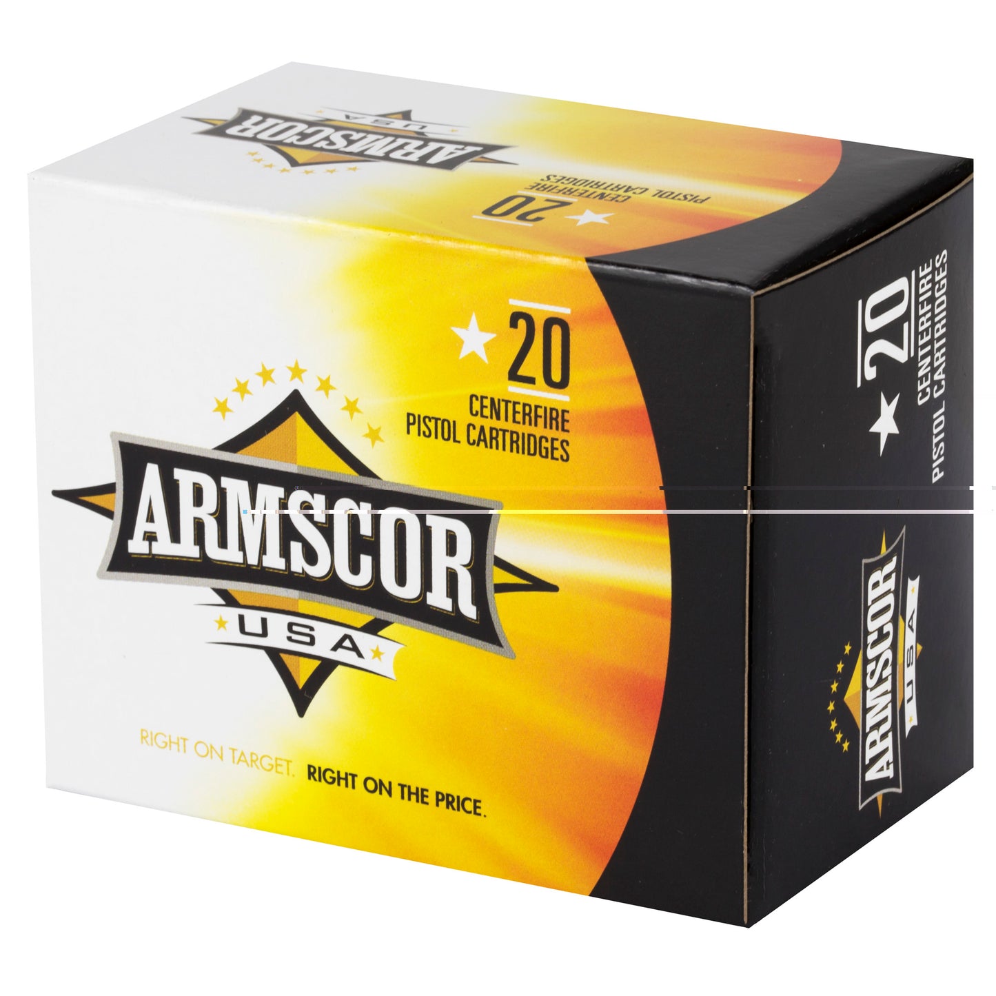 Armscor, 9MM, 124 Grain, Jacketed Hollow Point, 20 Round Box