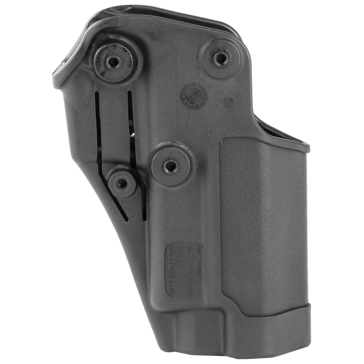 BLACKHAWK, CQC SERPA Holster With Belt and Paddle Attachment, Fits Sig P220/P226/P228/P229, Left Hand, Black