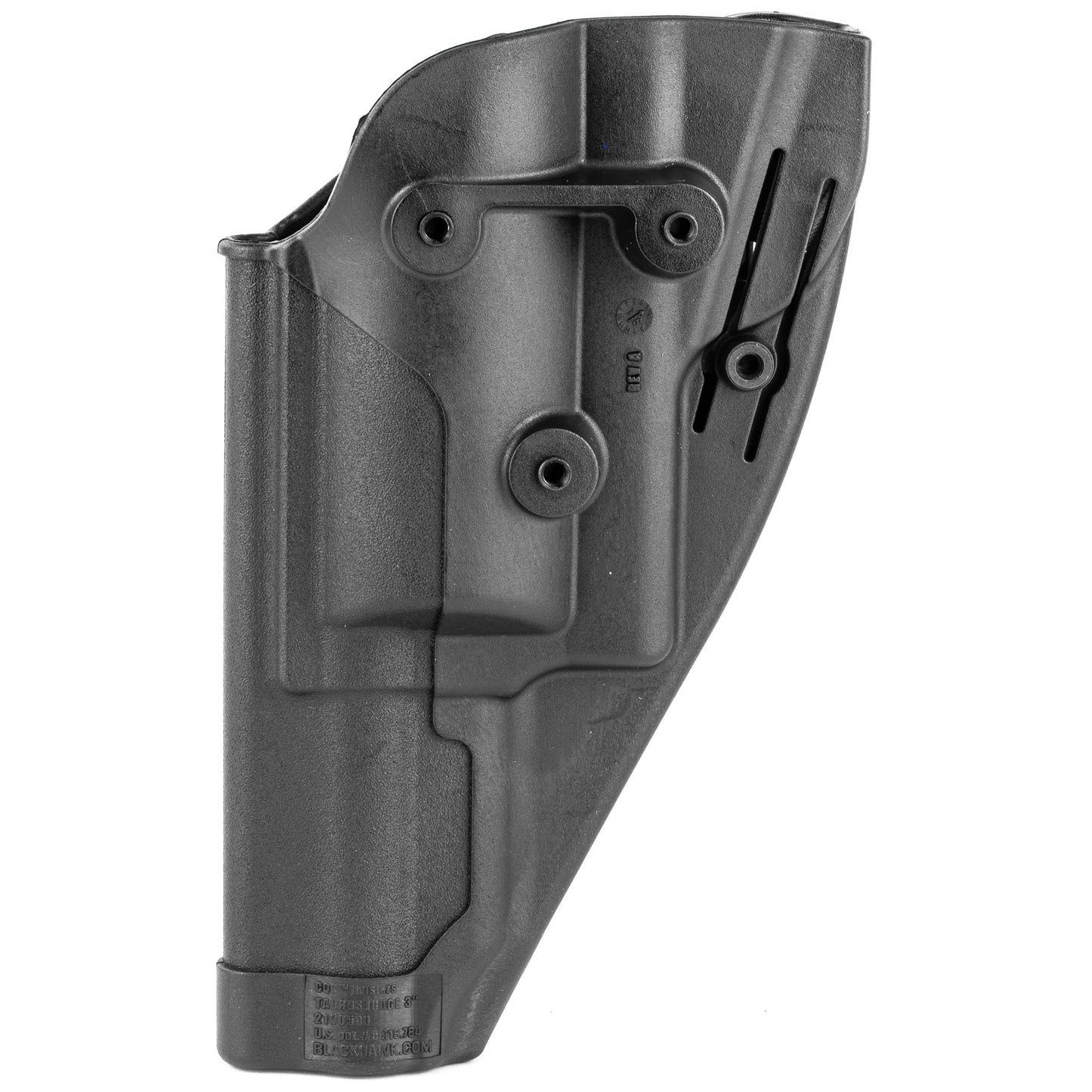 BLACKHAWK, CQC SERPA Holster With Belt and Paddle Attachment, Fits Taurus Judge 3" Cylinder, Right Hand, Black