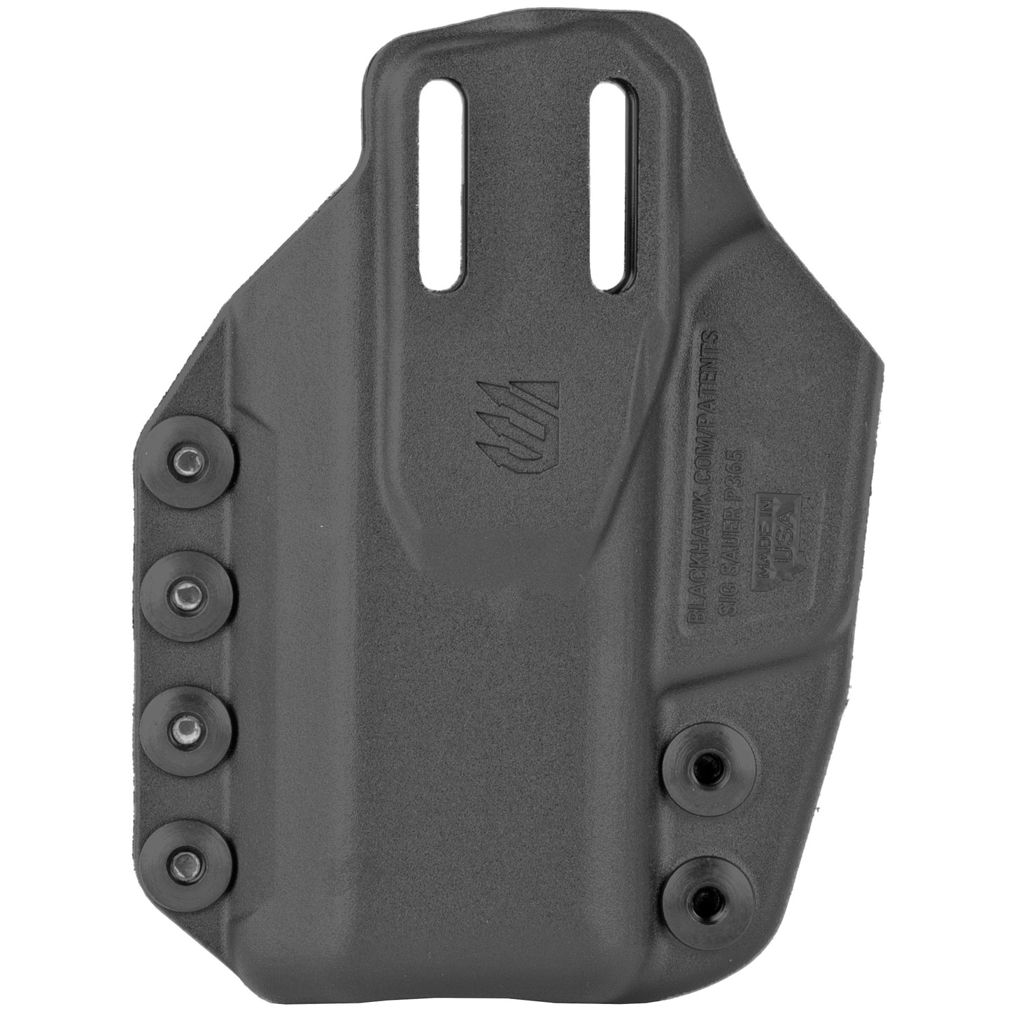 BLACKHAWK, Stache, Inside Waistband Holster, Ambidextrous, Fits Sig P365, Black, Polymer