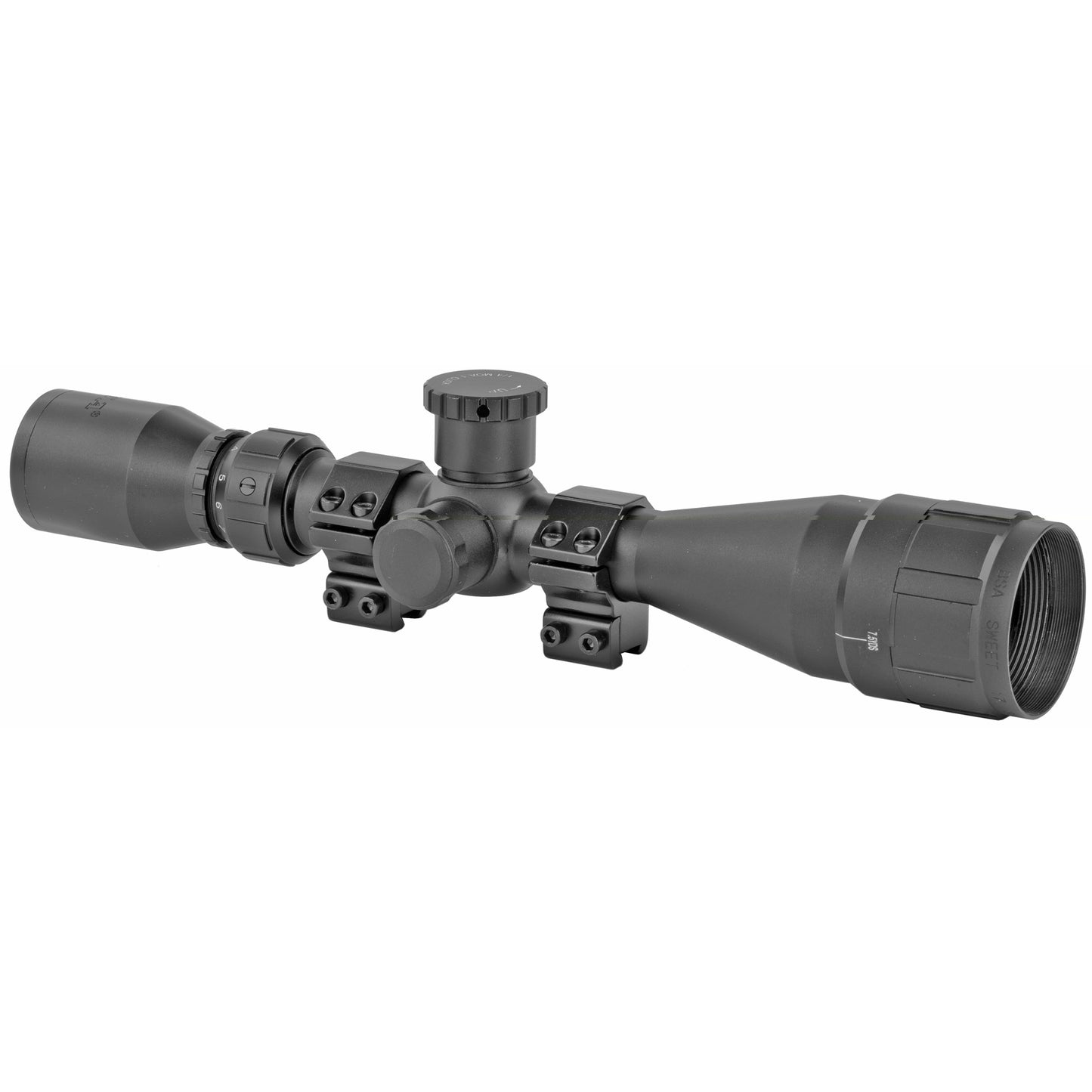 BSA Optics, Sweet 17, Rimfire Scope, 3-9X40, 1" Maintube, 30/30 Duplex Reticle, Black Color, Designed for 17 HMR