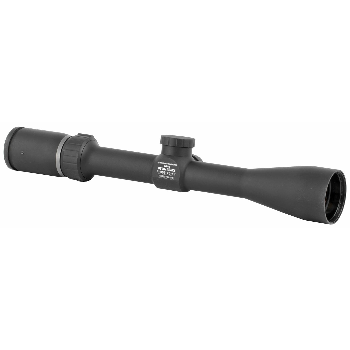 Burris, Droptine Rifle Scope, 3-9X40mm, 40MM Objective, 1" Main Tube, Ballistic Plex Reticle, Matte Finish, Black