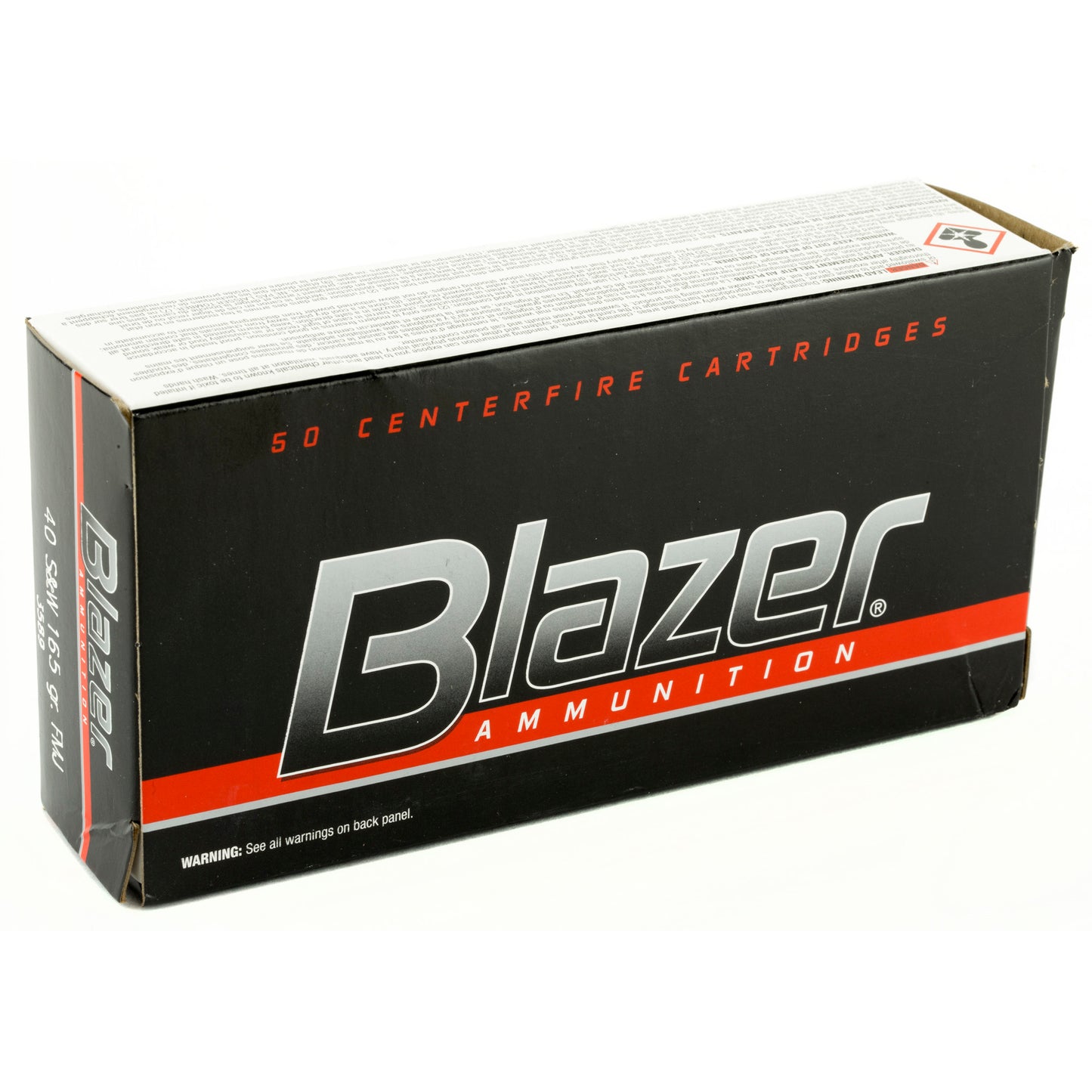 Blazer, .40 S&W, 165 Grain, Full Metal Jacket, 50 Round Box