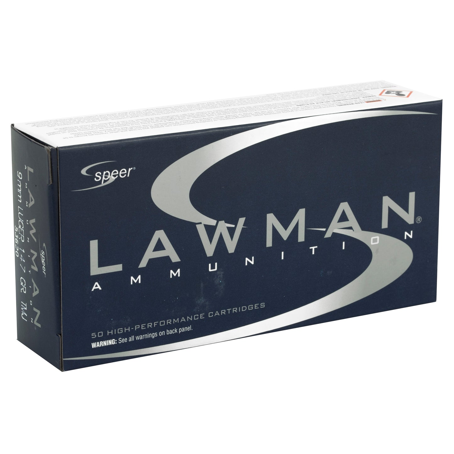 Speer, Lawman, 9MM, 147 Grain, Total Metal Jacket, 50 Round Box