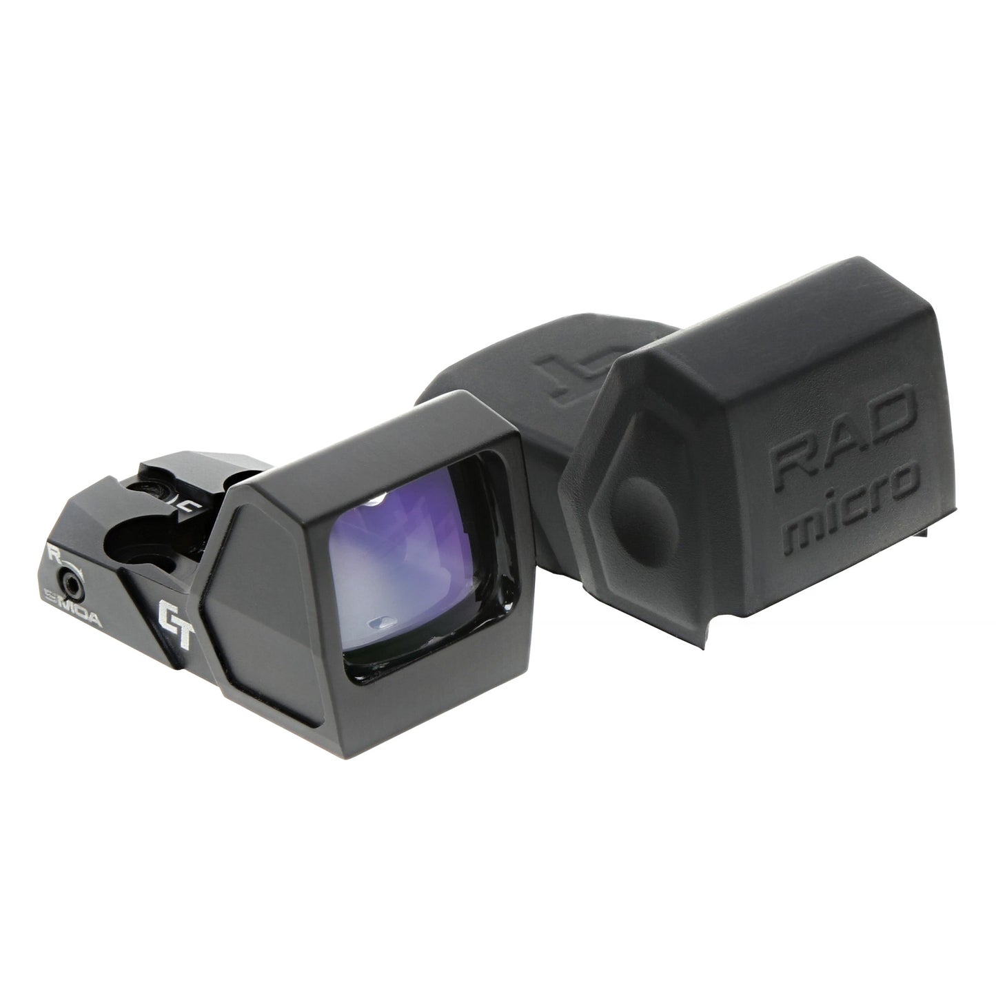 Crimson Trace Corporation, RAD Micro, Green Dot, Compact Open Reflex Sight, Black, 5 MOA