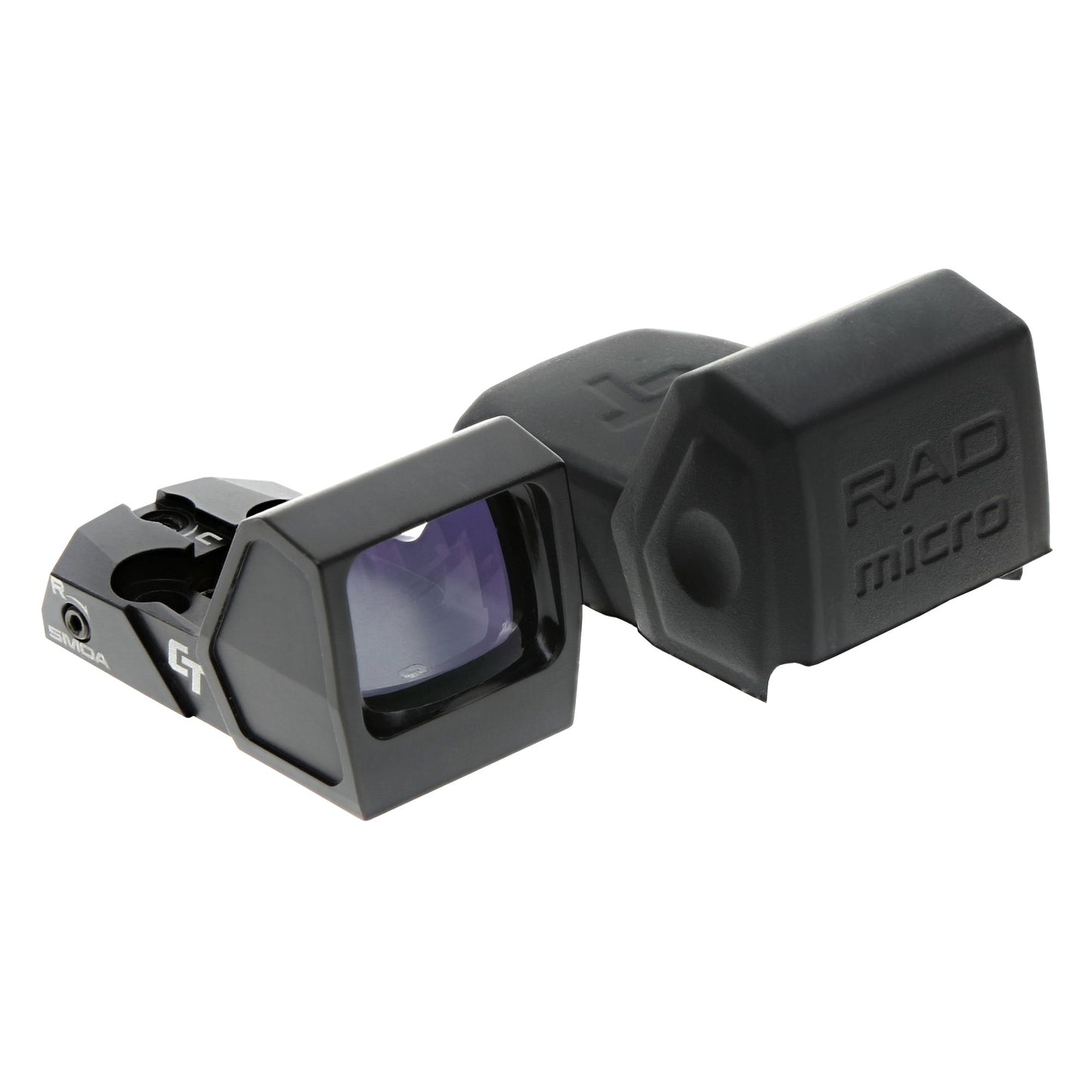 Crimson Trace Corporation, RAD Micro Pro, Green Dot, Compact Open Reflex Sight, Black, 5 MOA