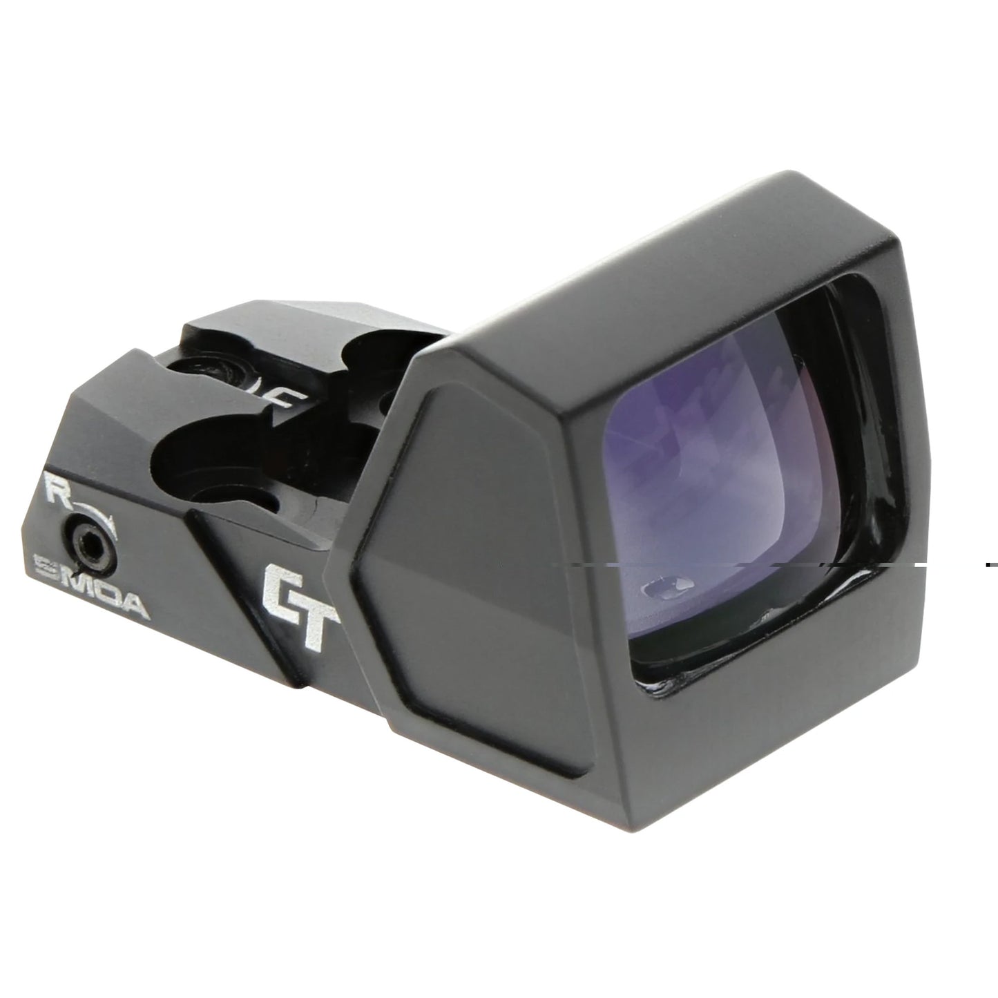 Crimson Trace Corporation, RAD Micro Pro, Green Dot, Compact Open Reflex Sight, Black, 5 MOA