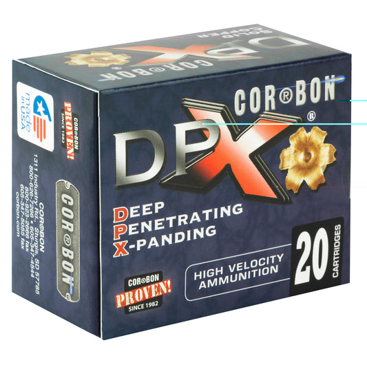 CorBon, Deep Penetrating X Bullet, 38 Special, 110 Grain, Barnes X, 20 Round Box