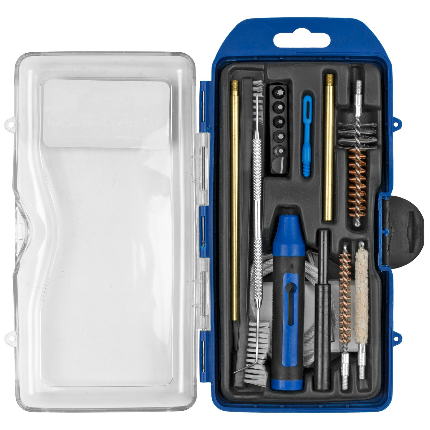DAC, Gunmaster AR Rifle Cleaning Kit, 17 Pieces, 223/556MM, Includes Pull Through Rod, Punch, Pick and 6 Piece Driver Set