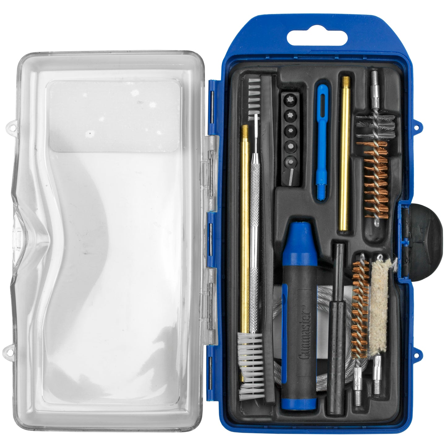 DAC, Gunmaster AR Rifle Cleaning Kit, 17 Pieces, 308/762MM, Includes Pull Through Rod, Punch, Pick and 6 Piece Driver Set