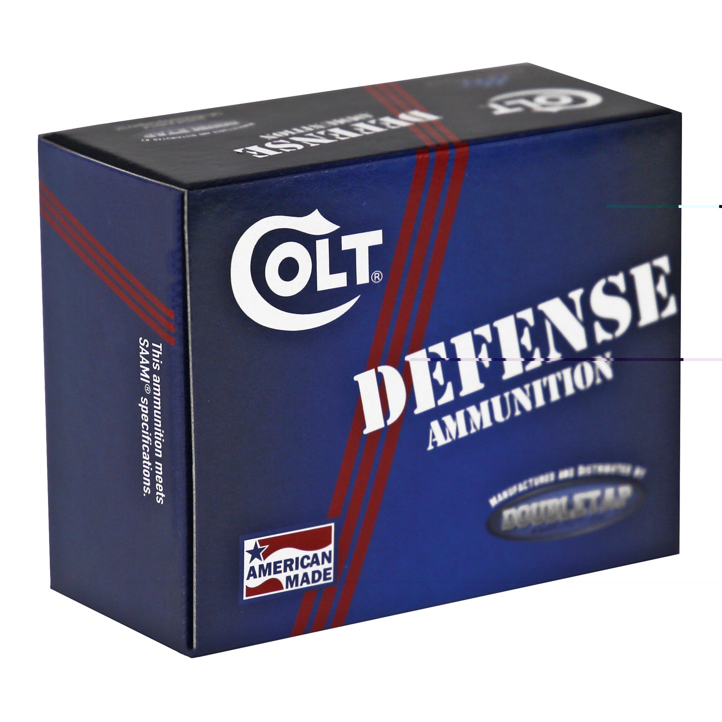 DoubleTap Ammunition, Colt Defense, 45 ACP, 230 Grain, Jacketed Hollow Point, 20 Round Box