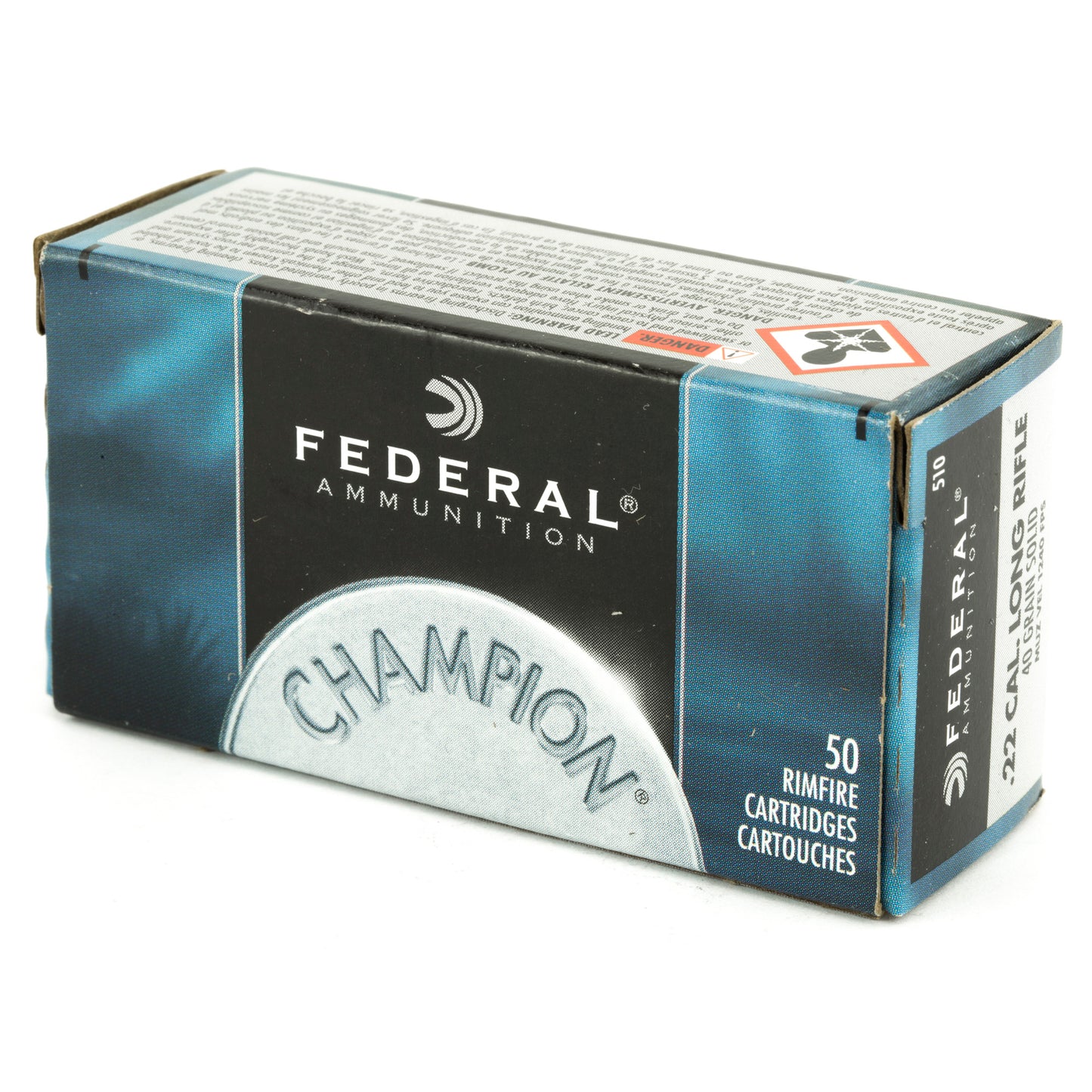 Federal, Lightning, 22LR, 40 Grain, Solid, 50 Round Box