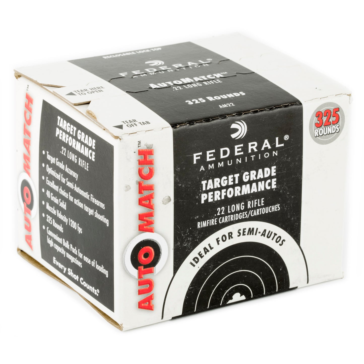 Federal, Champion, 22LR, 40 Grain, Solid, 325 Round Brick