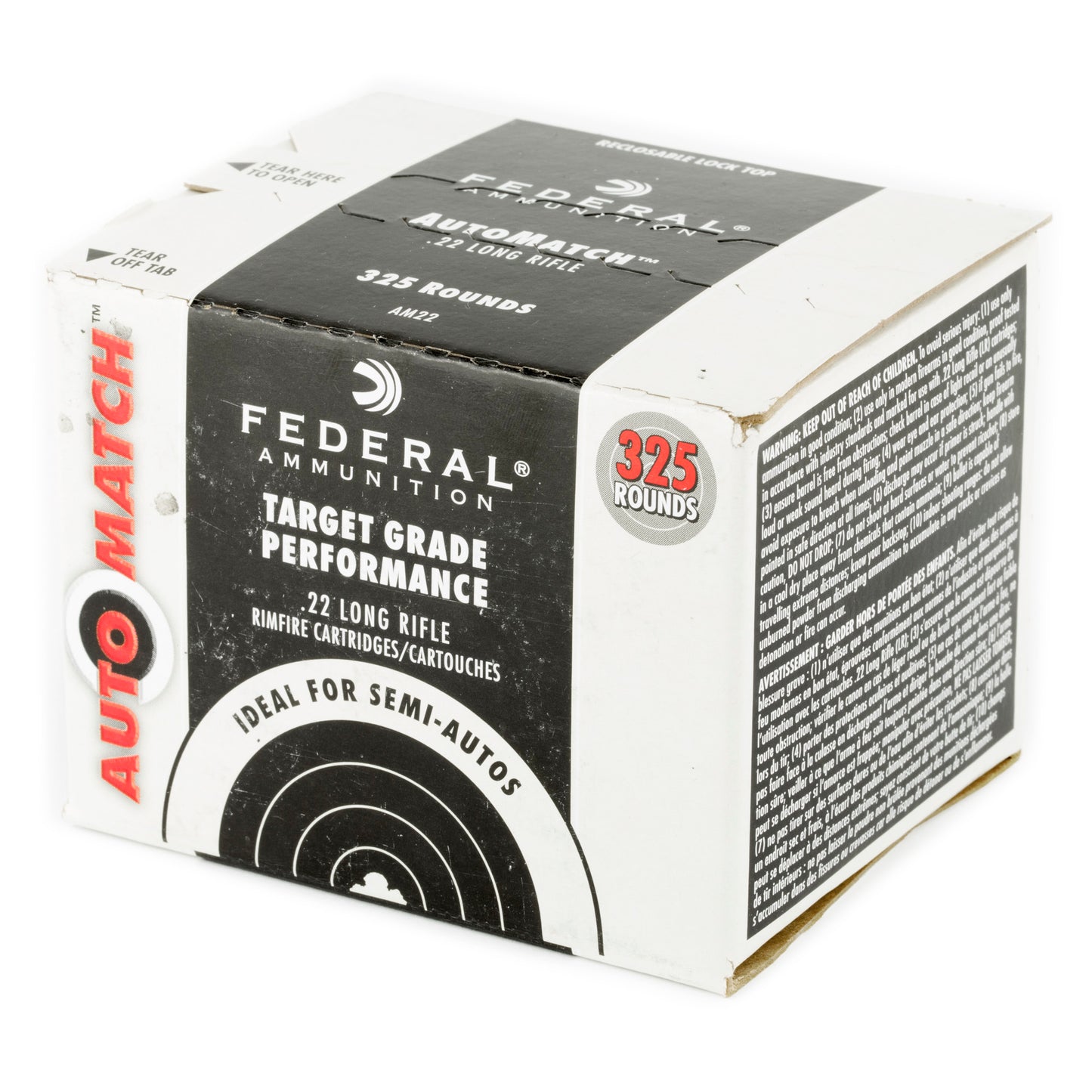 Federal, Champion, 22LR, 40 Grain, Solid, 325 Round Brick