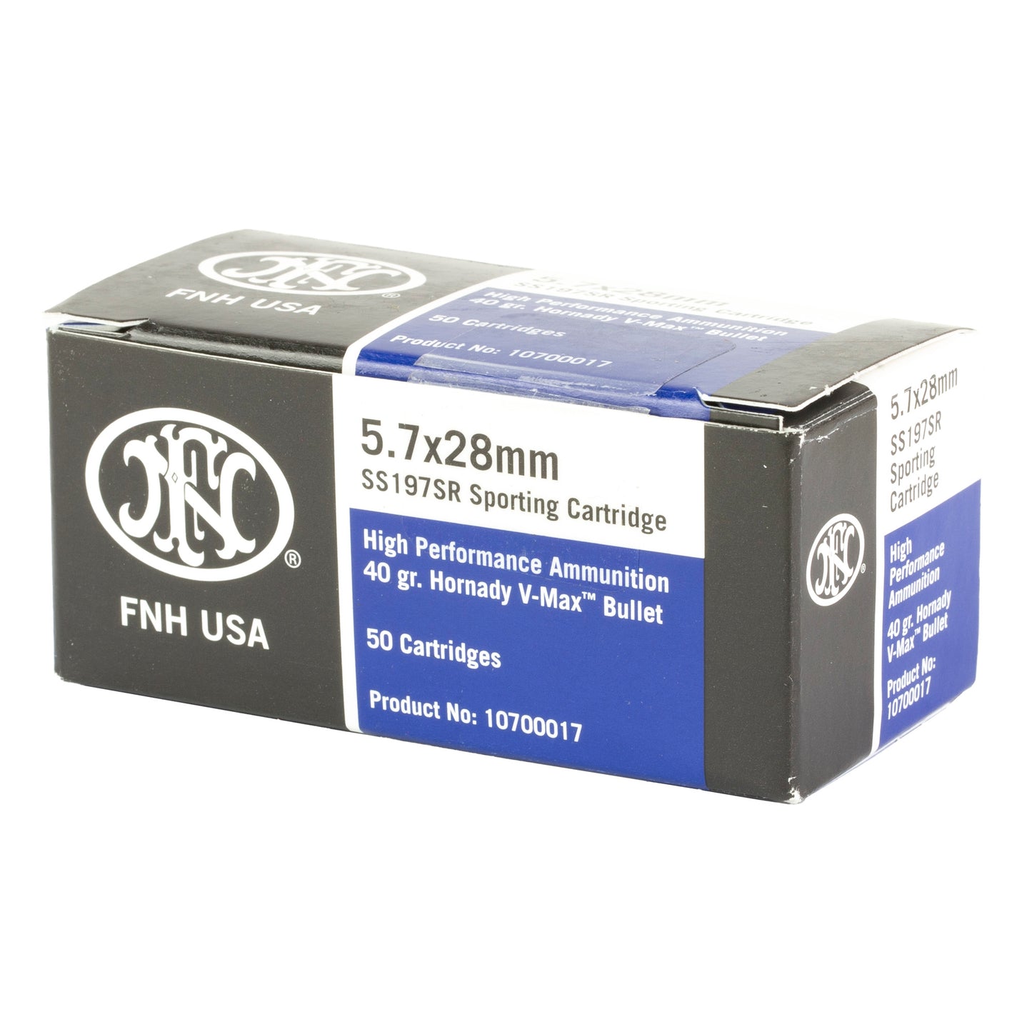 FN America, SS197SR, 5.7X28MM, 40 Grains, V-Max, 50 Round Box